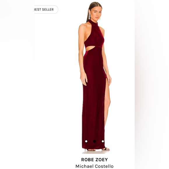 COPY - Michael Costello Best seller M Burgundy true size - Picture 3 of 4